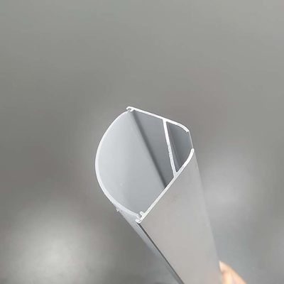 Instalação de ângulo Profil de canal extrudido de difusor de alumínio para design personalizável
