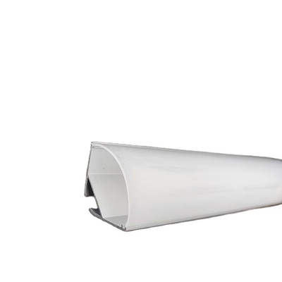 Perfis LED de alumínio personalizáveis para iluminação decorativa, perfuração e processos CNC