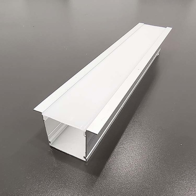 Perfis LED de alumínio personalizáveis para iluminação decorativa, perfuração e processos CNC