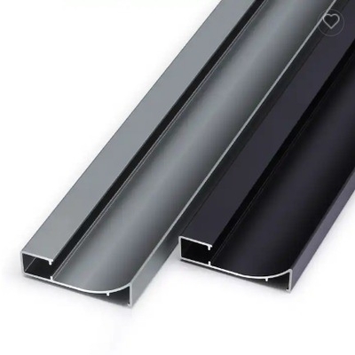 Perfuração Perfuração de precisão Corte CNC Baseboards de alumínio Led Baseboard para Skirting Board