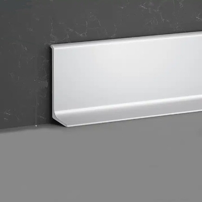 Perfuração Perfuração de precisão Corte CNC Baseboards de alumínio Led Baseboard para Skirting Board