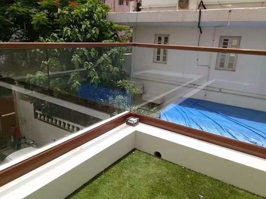 Perfis de alumínio extrudido anodizantes para barrancos de vidro de canal U