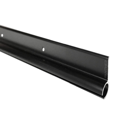 T3-T8 Descolagem a pressão Trilha de cortina de alumínio Postes de trilho Trilhas Acessórios Anodizado preto