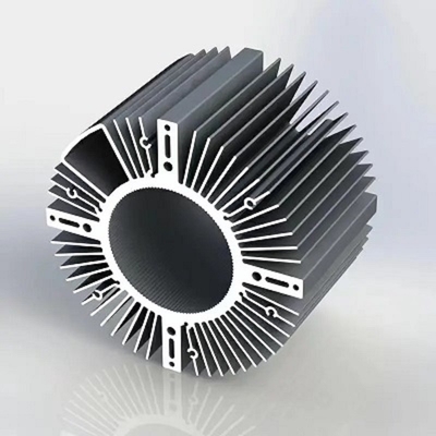 Perfis extrudados de alumínio com dissipação de calor aprimorada para dissipadores de calor anodizados personalizados