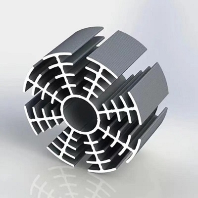 Perfis extrudados de alumínio com dissipação de calor aprimorada para dissipadores de calor anodizados personalizados