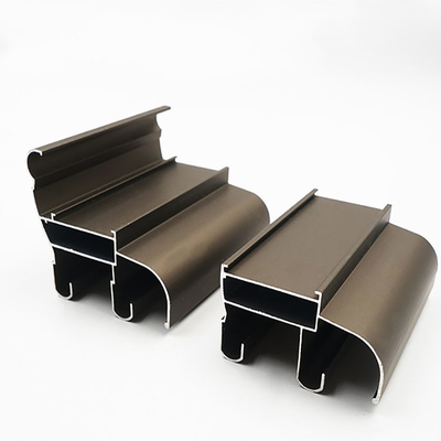 Profissionais de janela deslizante de alumínio de design moderno com acabamento anodizado