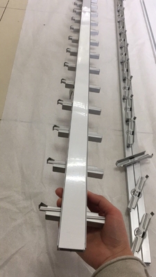 5.8-6.0M Comprimento Painel de vedação de alumínio Kit de hardware do sistema de lâminas para perfil da estrutura