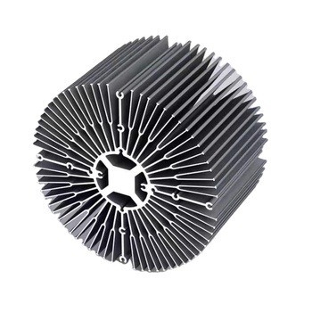 Perfil de aquecedor de alumínio anodizado preto para janelas e portas Shengxin 6063 T5
