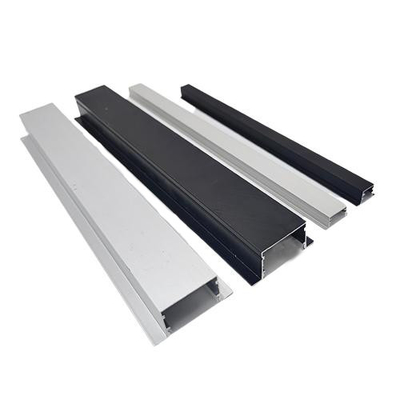 Super Slim 3 Meter Anjo LED Alumínio Profil Canal para Iluminação Recessada em Preto