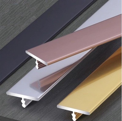 Padrão GB5237-2008 Alumínio T Profile Tile Trim For Wall Floor T Shape Tile Trims