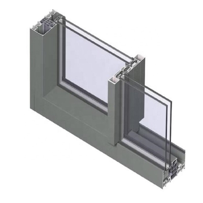 Profil de alumínio acabado anodizado para janela e porta série 6000