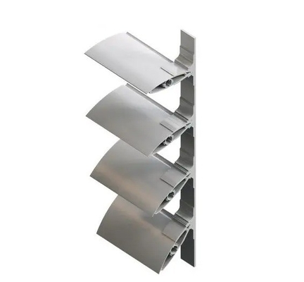 0Perfis de alumínio de espessura de.30 mm para opções de revestimento em pó de pérgola e anodização