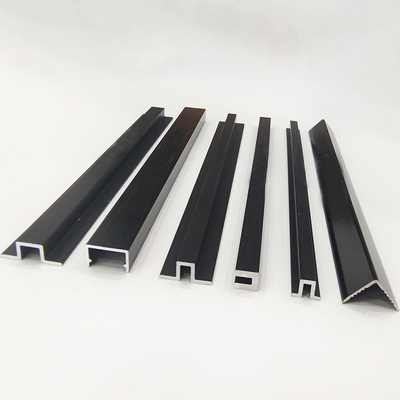 6063 T5 Cores personalizadas T Forma de alumínio Profissionais de corte para parede e porcelana
