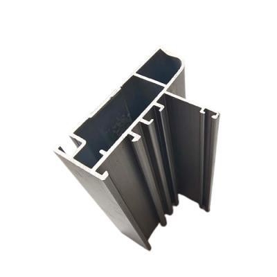 Perfil de alumínio 6063 6061 T5 personalizado para janelas e portas deslizantes