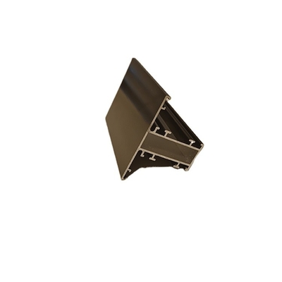 Perfil de alumínio 6063 6061 T5 personalizado para janelas e portas deslizantes