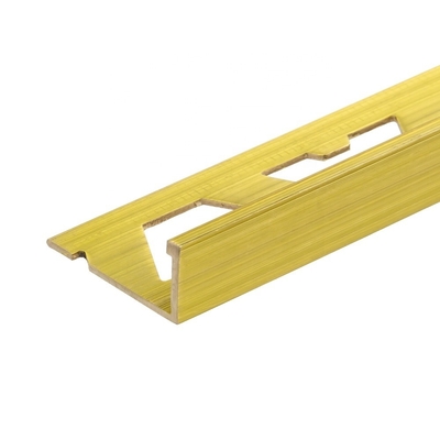 Revestimento de borda de piso de alumínio para perfis de temperatura de limiar de transição de piso laminado T5