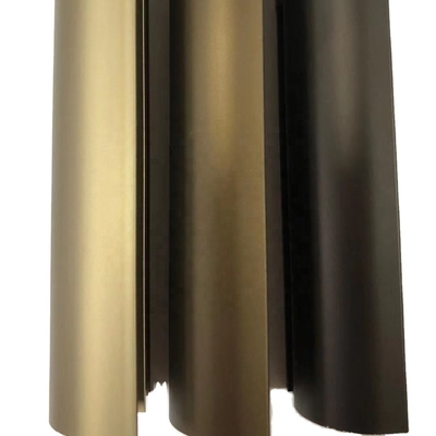 Quadros de janelas deslizantes de alumínio anodizado de champanhe com material de rede de tela de nylon