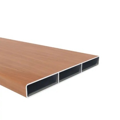 Profissionais de tecto em alumínio para decoração, revestidos com pó, de grãos de madeira