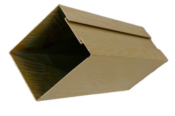 Operação flexível Tectos em forma de U com abertura lateral e deflector de banda de perfil tipo U