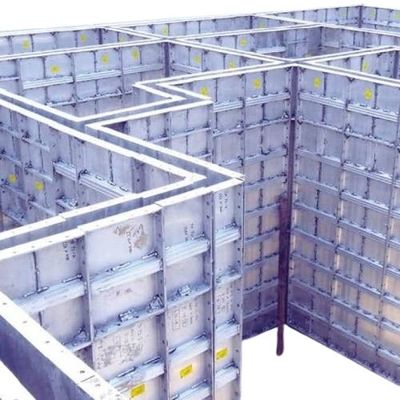 SHENGXIN 6063-T5 Quadro de Alumínio Forro de lajes de alumínio para moldes de concreto de pátio