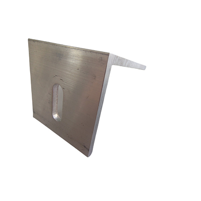 Brackets de montagem de painéis solares de alumínio em forma de L 80x40x40mm para aplicações externas