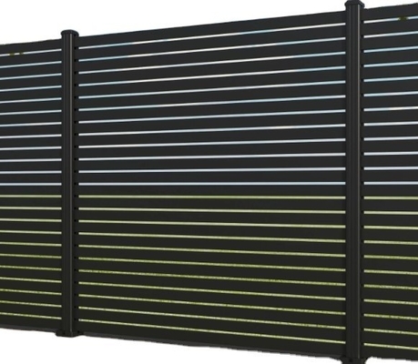 Cercas de alumínio em design moderno combinando personalização e durabilidade com 6063 T5