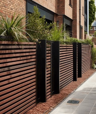 Cercas de jardim Modclassic Design estilo Alumínio Metal Cercas painéis com acessórios