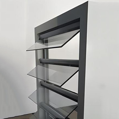 6063 Lâmina de fecho de liga de alumínio Bloqueio do cabo do obturador para janela de vidro decorativa