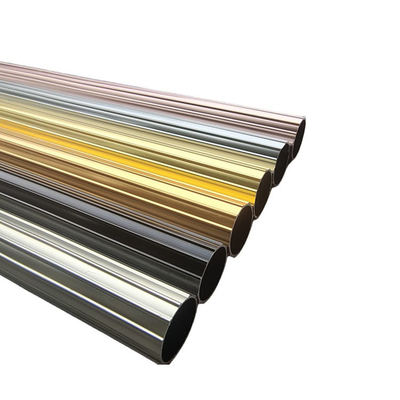 Tratamento de superfície personalizado 6063 T5 Alumínio perfis extrudidos Tubos redondos de vários tipos