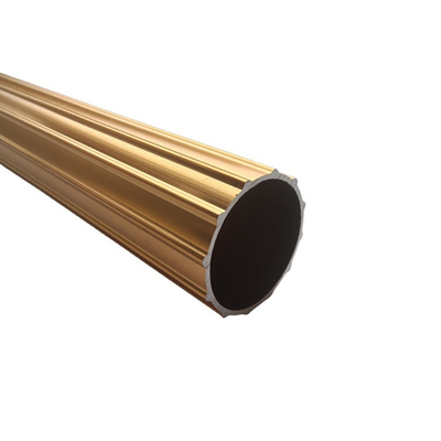 Tratamento de superfície personalizado 6063 T5 Alumínio perfis extrudidos Tubos redondos de vários tipos