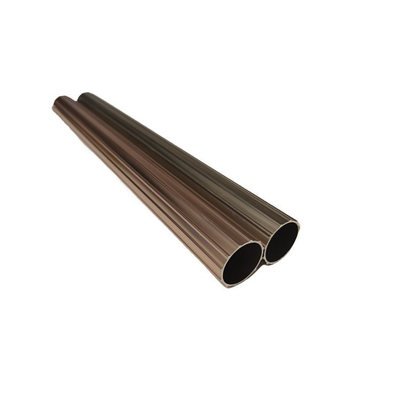 Tubos de alumínio 6061 6063 de dureza personalizada para decoração anodizada de janelas e portas