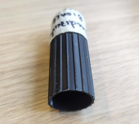 5.8-6.0M comprimento tubos de cortina de alumínio circulares redondos 6063 T5 ouro anodizante é liga