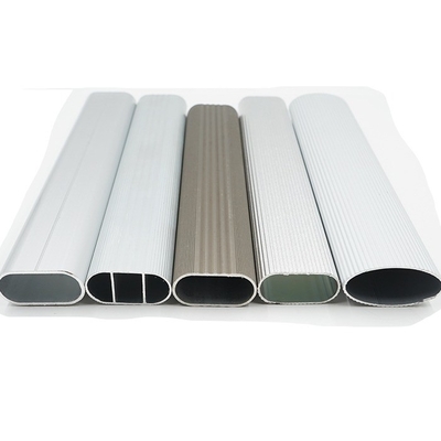 5.8-6.0M comprimento Shengxin Alumínio Ligação Oval Satin Anodizing Gabinete guarda-roupa espessado Roupa pendurar vara