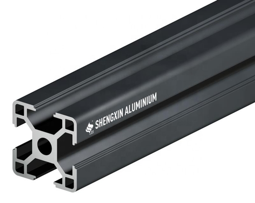 Tolerância ± 1% Grão de madeira Custom Black T Slot Alumínio Extrusão 2080 Perfil de alumínio