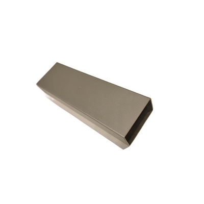 Perfil de alumínio anodizado preto personalizado para porta de armário de vidro de cozinha série 6000