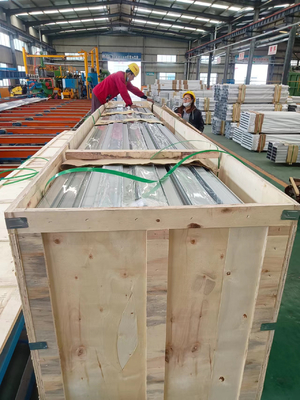 Fabricação de trilhos industriais de alumínio Espessura 0,8 mm-2,0 mm e opções personalizadas