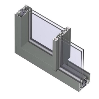 Perfil de janela de extrusão com perfil de alumínio anodizado competitivo e de areia