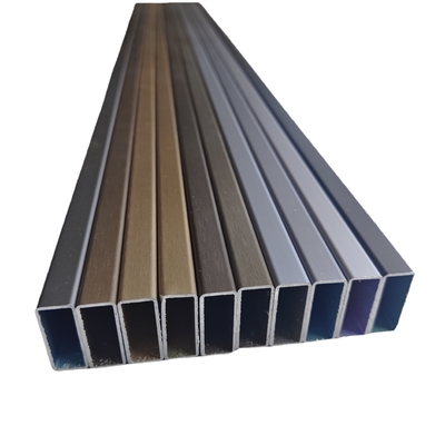 T5 T6 6063 Perfil de extrusão de alumínio com corte CNC de perfis de alumínio anodizados personalizados