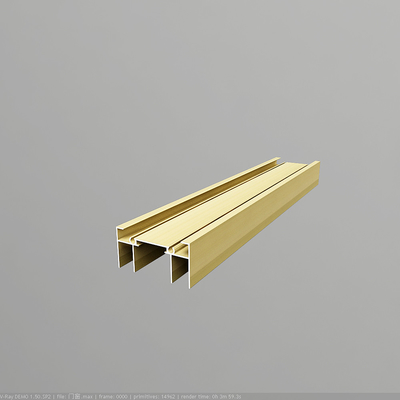 GB5237-2008 Perfil de alumínio anodizado de prata padrão para construção de apartamentos