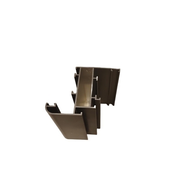 Perfil de manobra de puxa de porta de janela personalizado para porta deslizante industrial e usinagem CNC