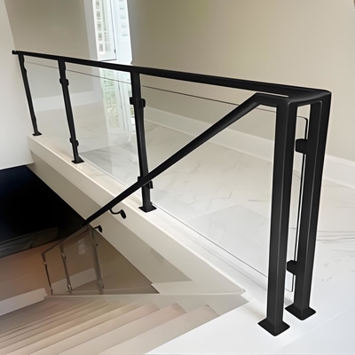 Manobras de balustrade de vidro sem quadro de canal U para balcão