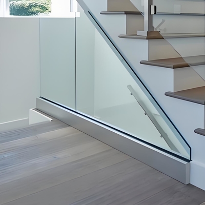 Manobras de balustrade de vidro sem quadro de canal U para balcão