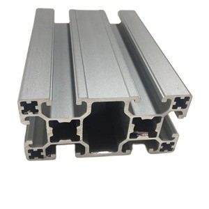 Fabricação industrial T Slot V Slot Extrusão Prata Preto Perfis de alumínio anodizado