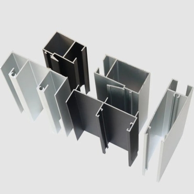 Perfis de extrusão de alumínio anodizado para decorações de janelas e portas comprimento 0,5-6,0M
