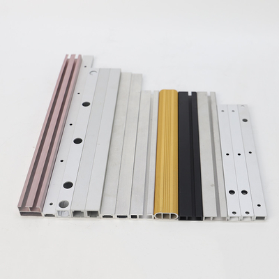 6063 6061 Alumínio ligado a ouro Anodizado Faixa de alumínio para perfis de extrusão personalizados