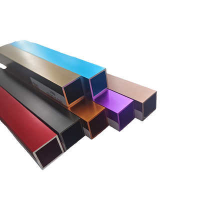 6063 6061 Alumínio ligado a ouro Anodizado Faixa de alumínio para perfis de extrusão personalizados