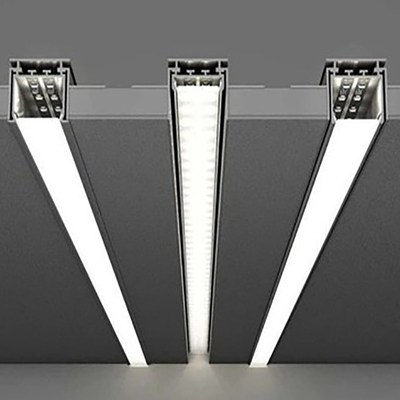 Canal de perfil de tira LED solicitado pelo cliente para perfil de alumínio de luz LED quadrada