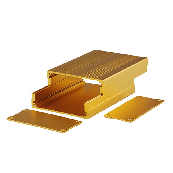 T5 T6 Lava-calor de alumínio anodizado para caixa eletrónica de parede extrudida sob medida