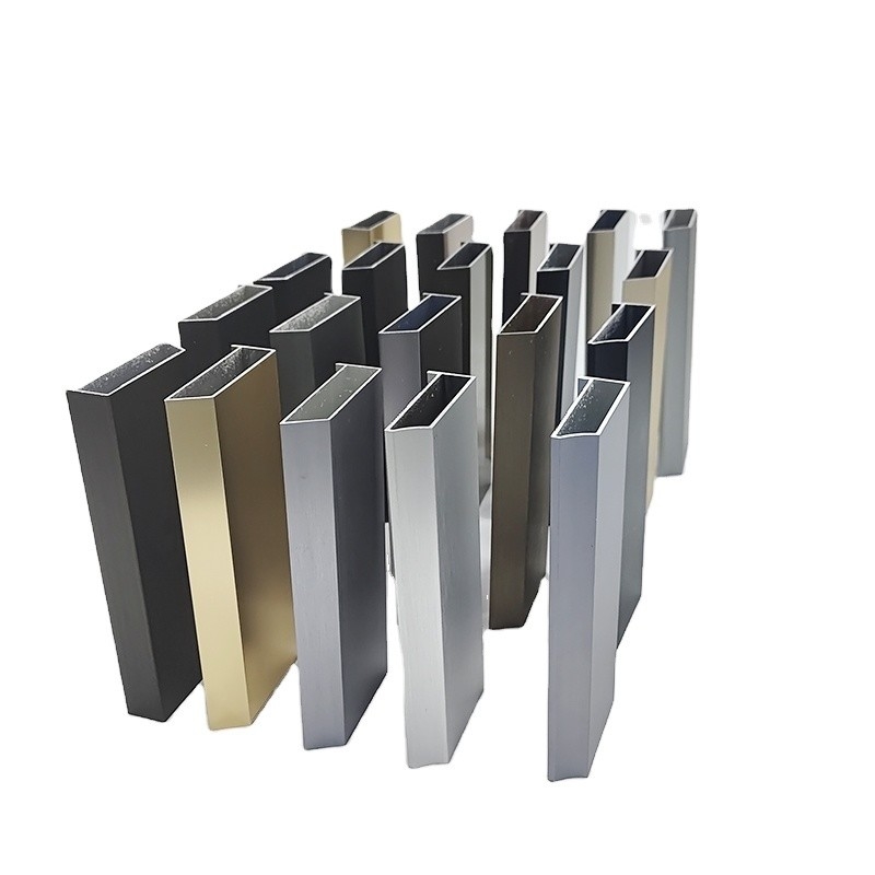 Profissionais de tubos quadrados de alumínio anodizados para decoração em forma quadrada