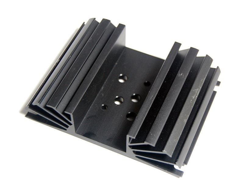Perfil de alumínio decorativo para parede de vidro de cortina Anodizado